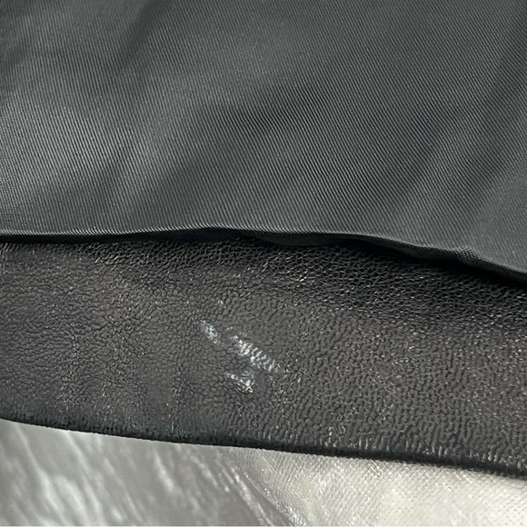 Ann Taylor Leather black Jacket medium soft buttery zip up w/pockets - Picture 13 of 16